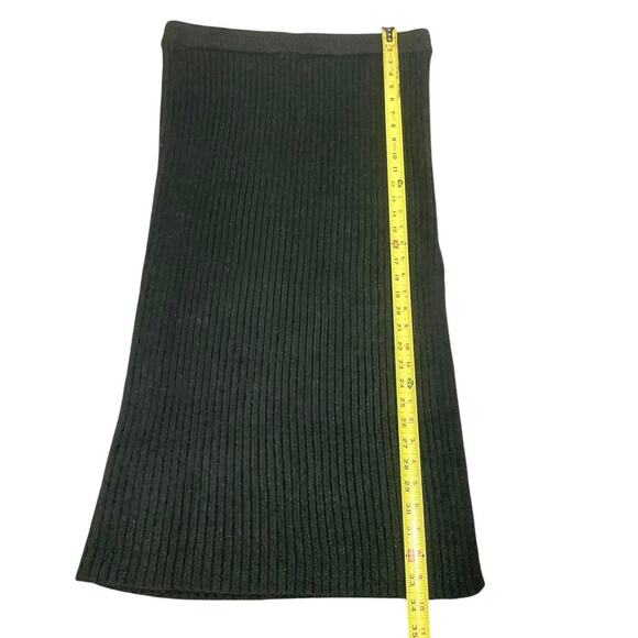 AMERICAN EAGLE OUTFITTERS MAXI SKIRT KNITTED BLACK SZ XL ELASTIC WAIST AESTHETIC - Picture 5 of 13